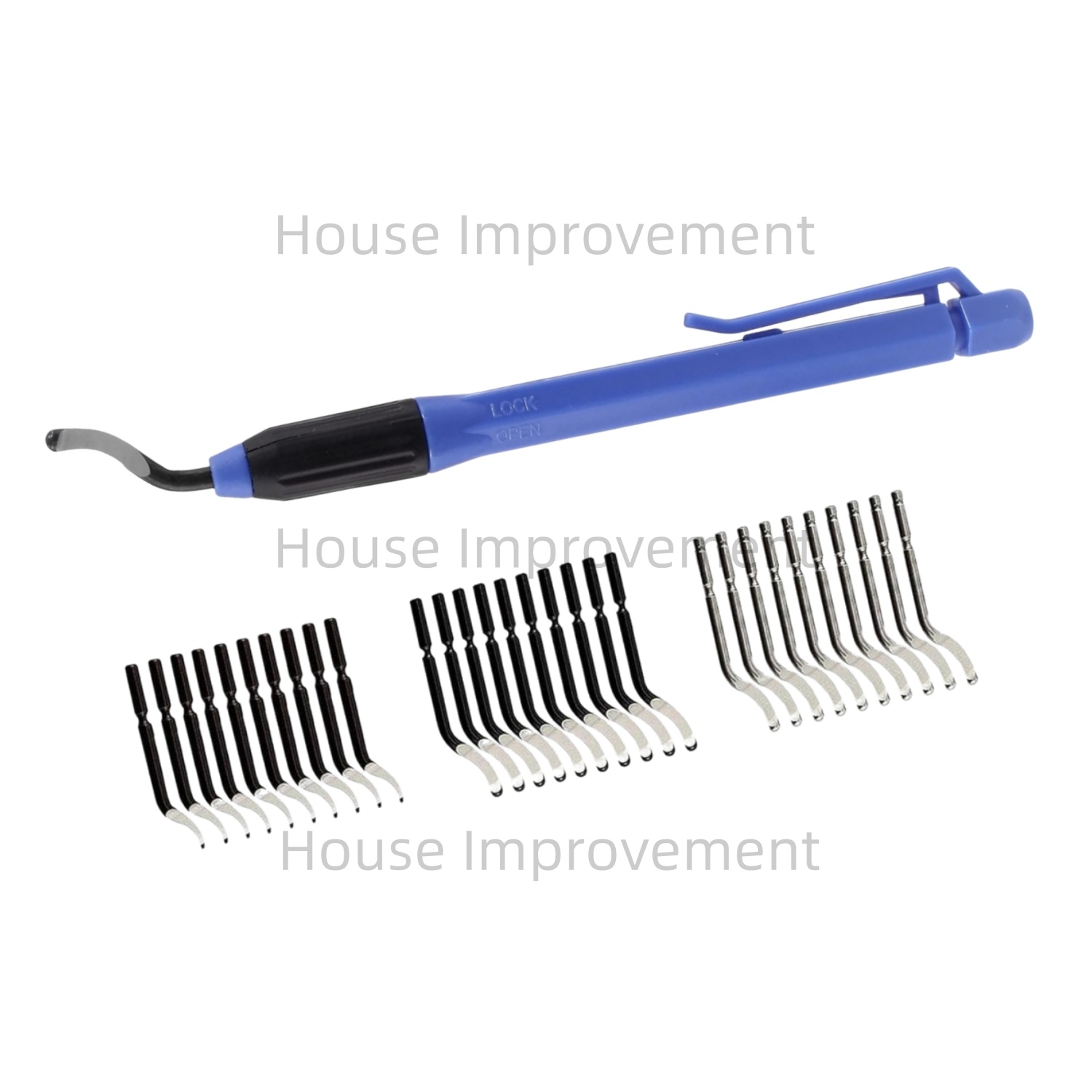 Swivel Knife Tool - เครื่องมือขัดด้วยใบมีดหมุนเหล็กความเร็วสูง 1/11/15/31 - ทํางานบนท่อพีวีซีเรซินโลหะทองแดงพลาสติก 3D พิมพ์ขอบ
