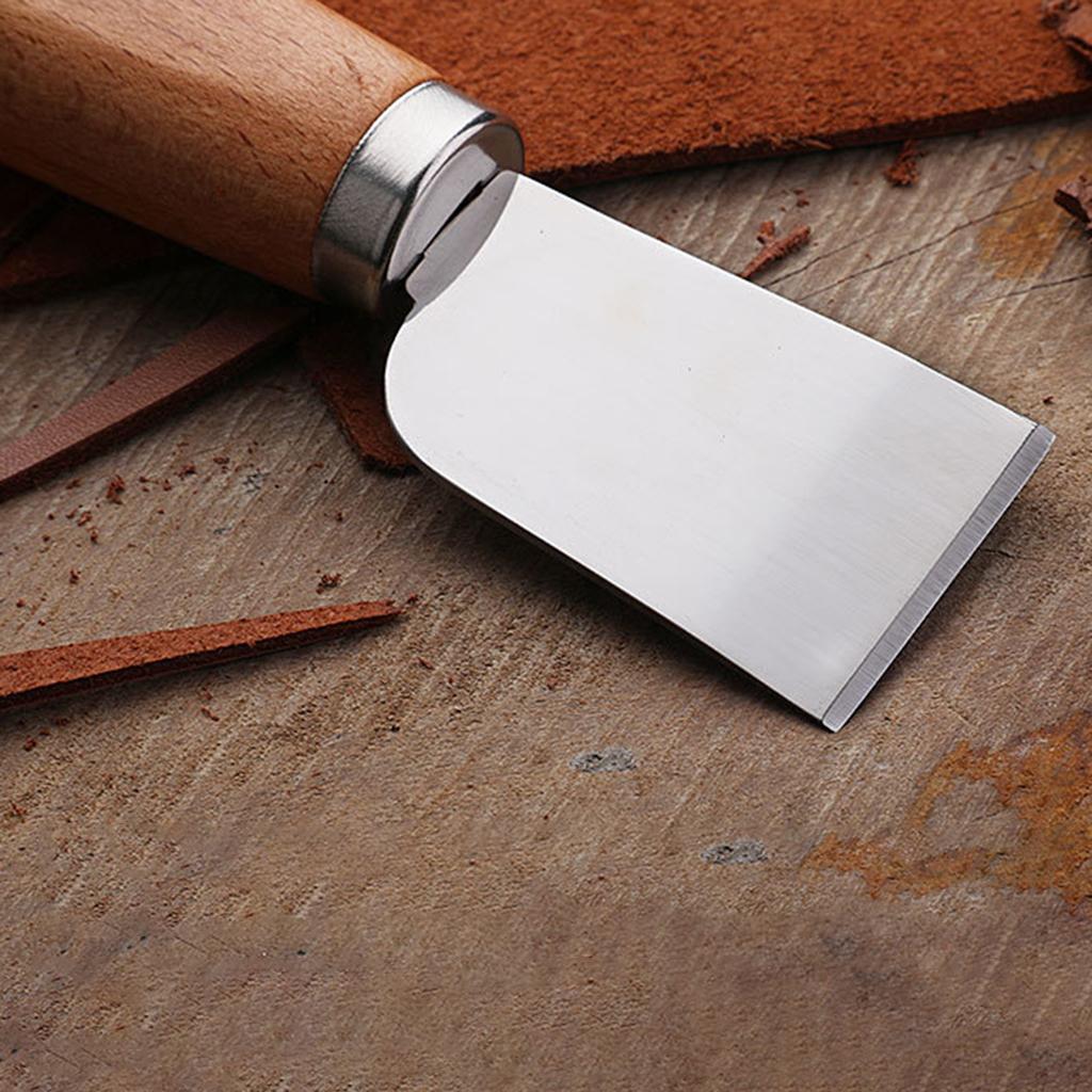 Swivel Knife Tool - มีดหมุนได้พร้อมด้ามจับไม้ สำหรับงานตัดหนัง เย็บหนัง งานฝีมือ และอุปกรณ์ DIY