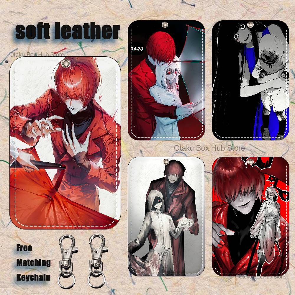 Leather Work - พวงกุญแจ H-Homicipher S สำหรับใส่บัตรธนาคาร บัตรธุรกิจ บัตรนักเรียน