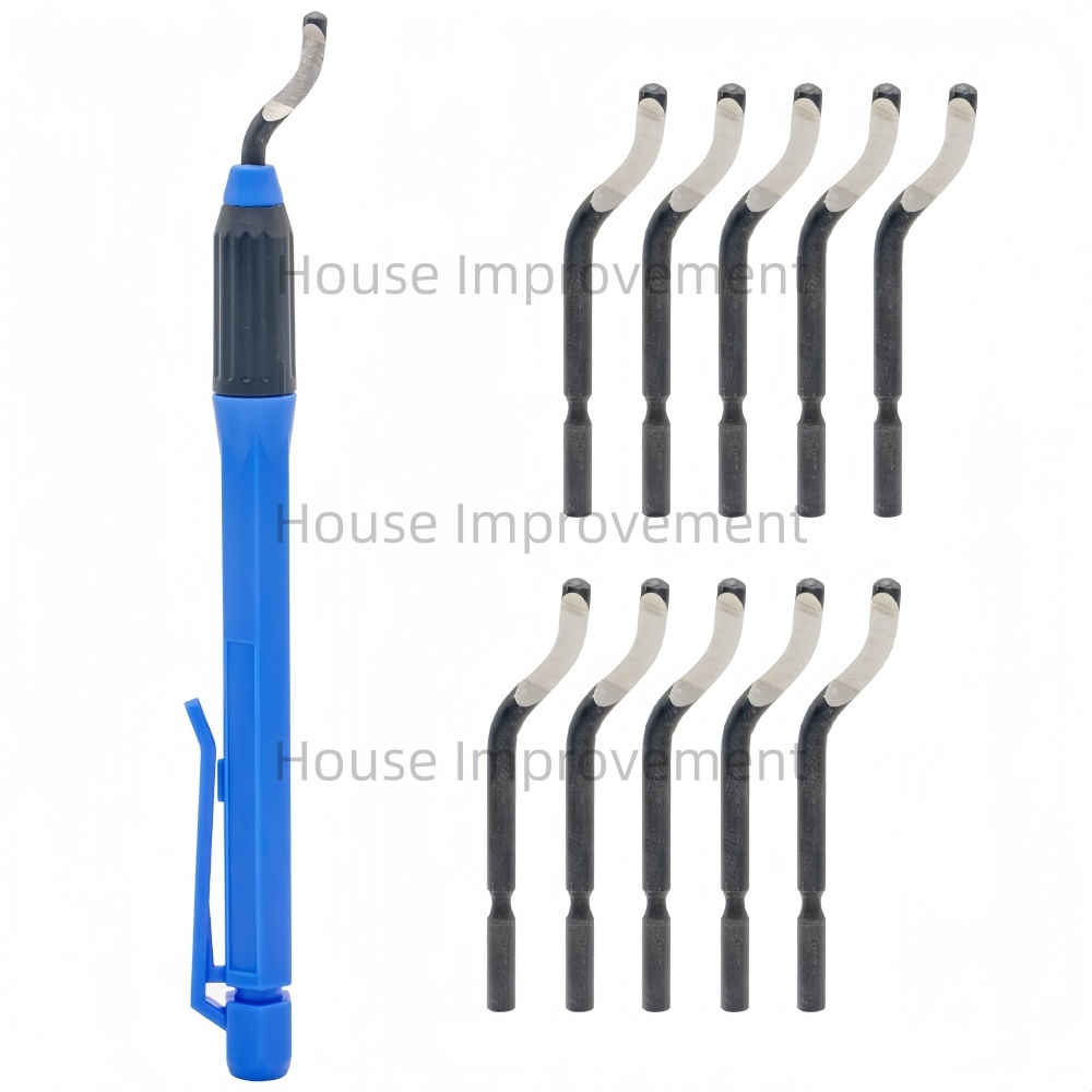 Swivel Knife Tool - ชุดเครื่องมือขัด NO2000 11 เหล็กความเร็วสูงใบมีดหมุน 360 องศาสําหรับโลหะอลูมิเนียมพลาสติกท่อ