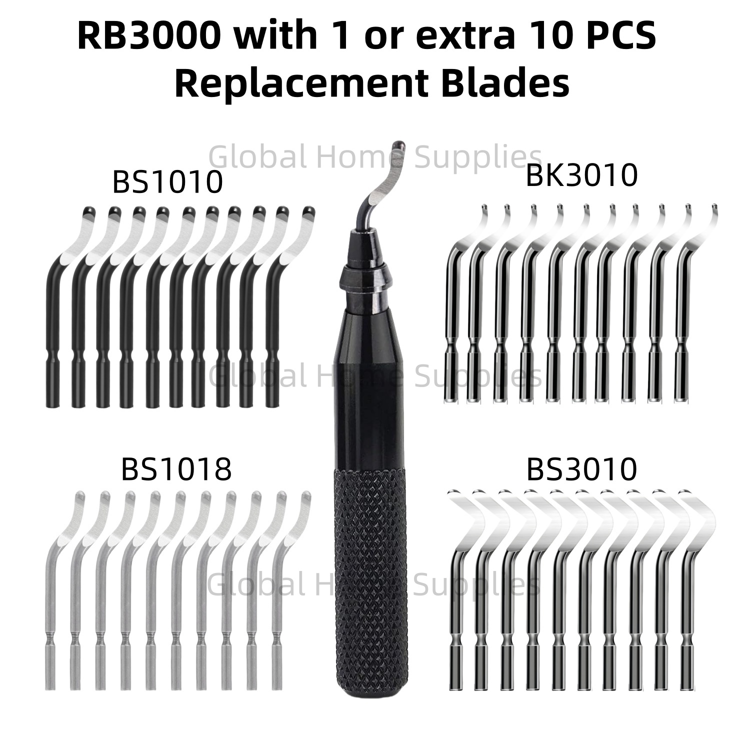 Swivel Knife Tool - เครื่องมือขัด RB3000 1 หรือ 11 เหล็กความเร็วสูงใบมีดหมุน