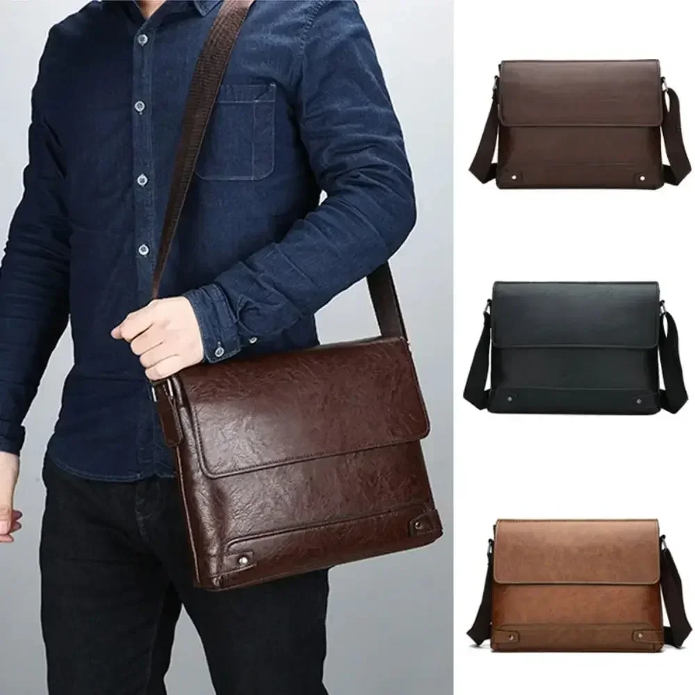 Leather Work Laptop Bag - กระเป๋าเอกสารสำหรับผู้ชายกระเป๋าโท้ทหนัง PU บอสตันเดินทางแล็ปท็อปสะพายไหล่สำหรับผู้บริหารทำงานด้านข้าง