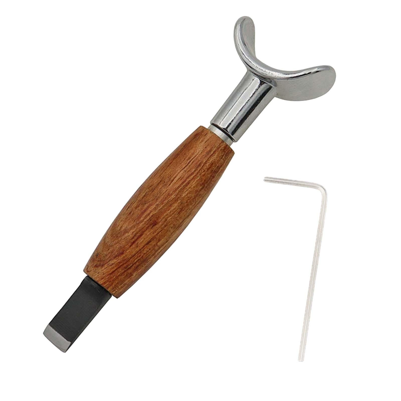Swivel Knife Tool - มีดหมุนแบบพกพา สแตนเลสอย่างดี สำหรับงานตัด งานฝีมือหนัง และงานแกะสลัก อุปกรณ์มีดหมุน