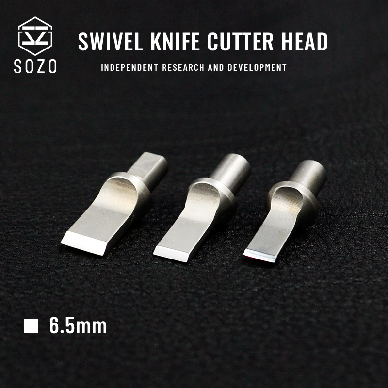 Swivel Knife Tool - SOZO X1/X2แกะสลักหมุนมีดเครื่องมือหัตถกรรมหนัง6.5มม.หัวตัดใบมีด