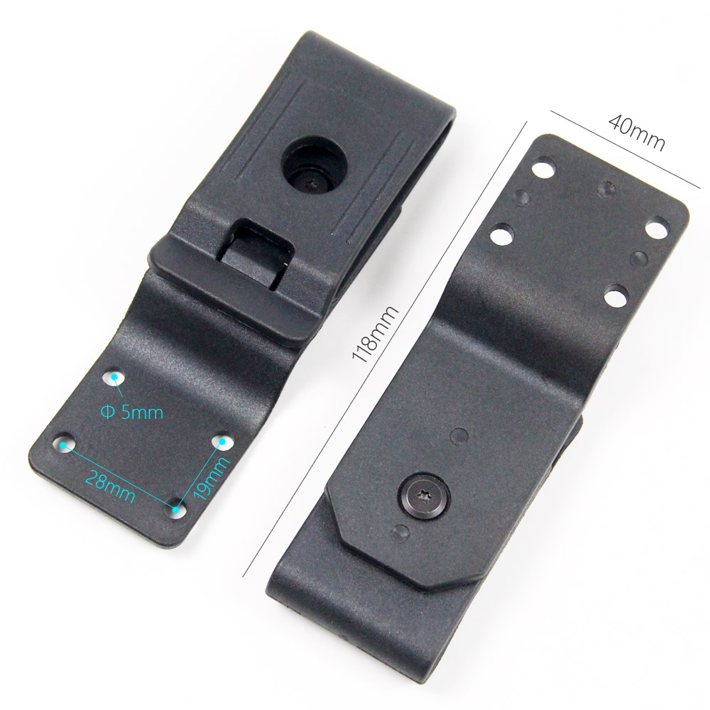 Swivel Knife Tool - 2PCS คลิปคาดเข็มขัดสำหรับ DIY มีด Kydex Holster