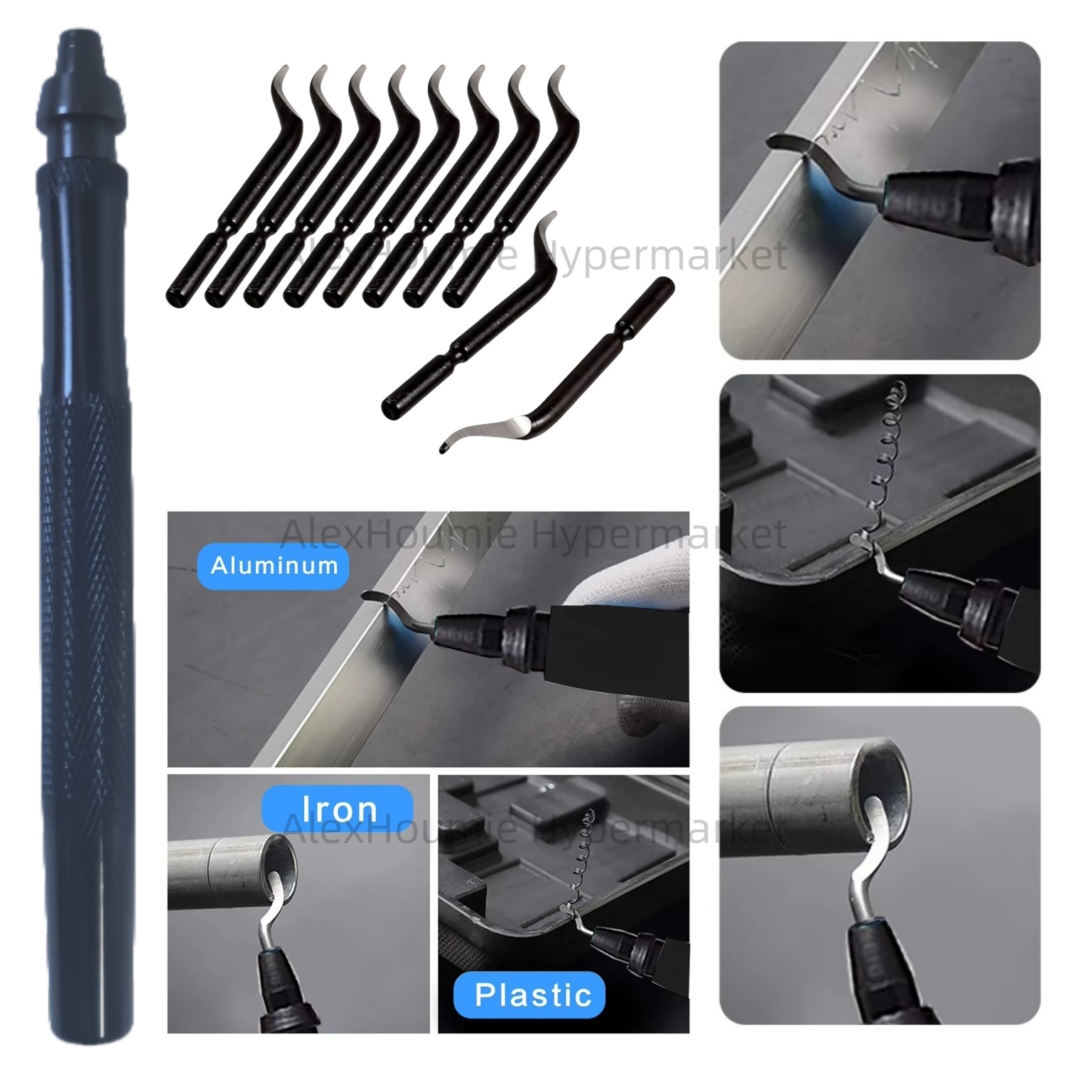 Swivel Knife Tool - RB1288 ชุดเครื่องมือขัด BS1010 ใบมีด Edge Burr