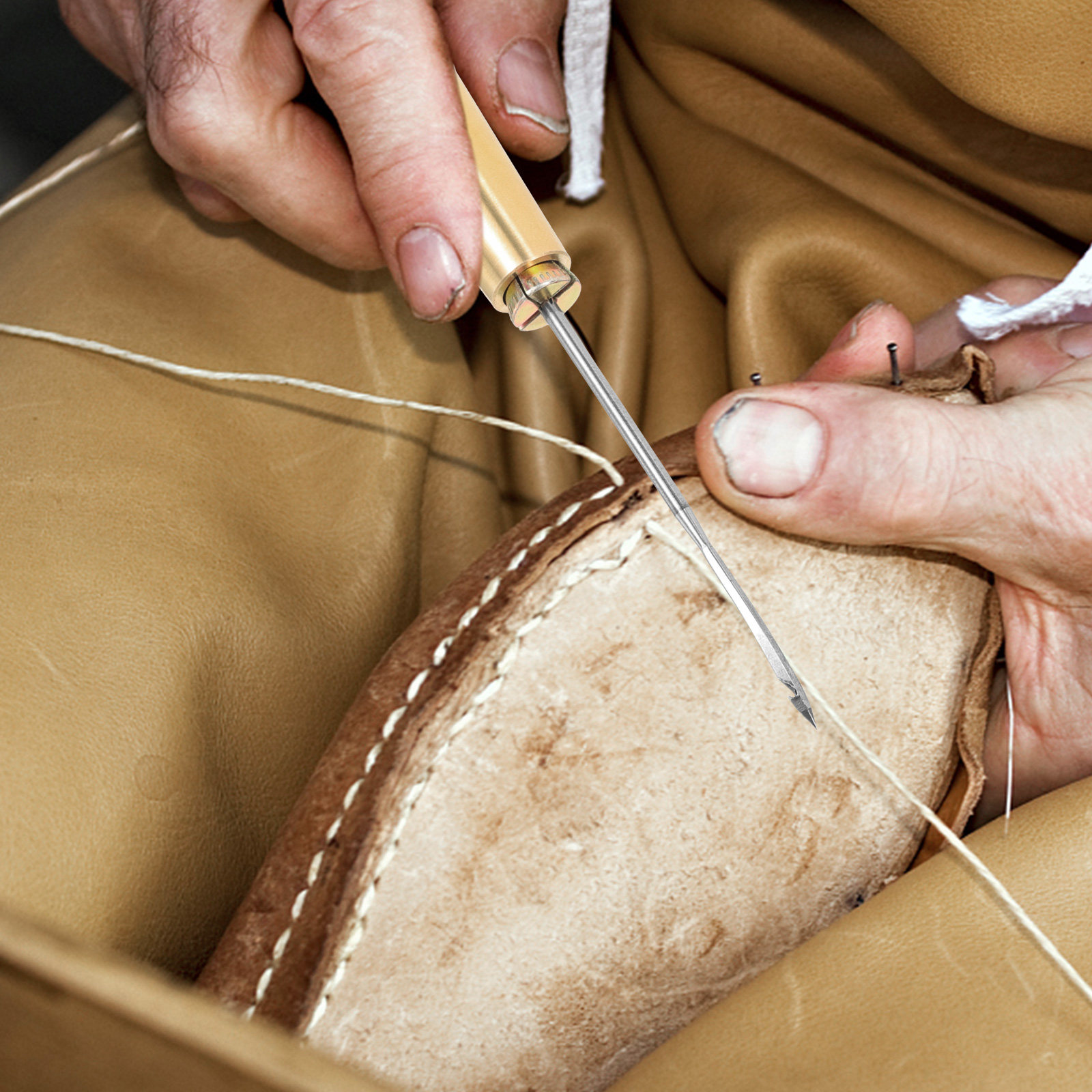 ชุดเครื่องมือเจาะหนัง 1 ชุด สำ - Leatherwork Repairs บทวิจารณ์และราคา
