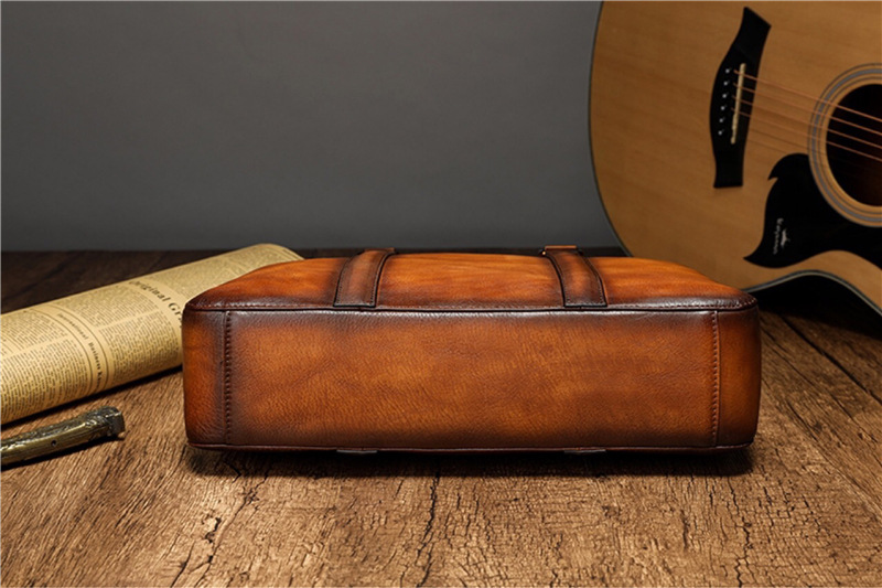 กระเป๋าเอกสารหนังแท้คุณภาพสูง  - Leather Work Handbag บทวิจารณ์และราคา