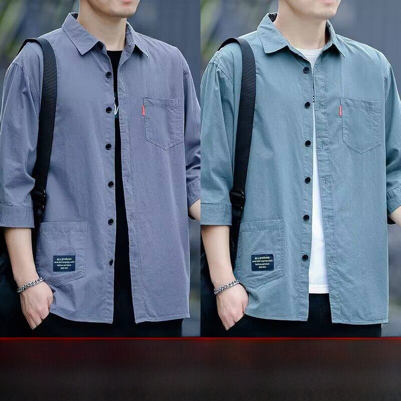 เสื้อเชิ้ตทำงานแขนสั้นผู้ชาย ส - Leatherwork Jobs บทวิจารณ์และราคา
