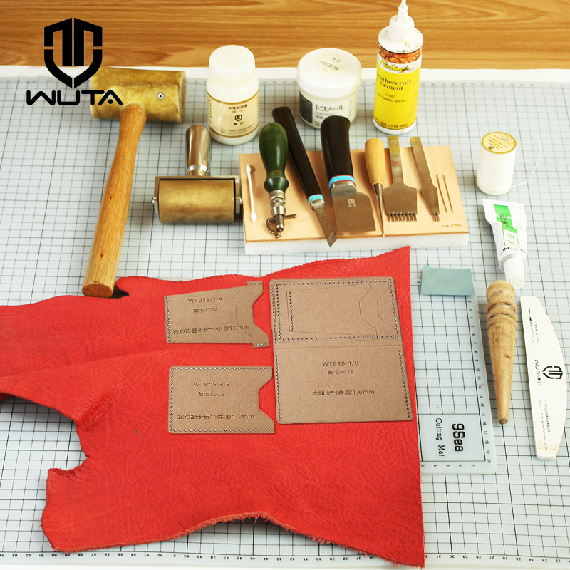 WUTA 913 Mini Card Case Kraft  - Leatherwork Accessories บทวิจารณ์และราคา