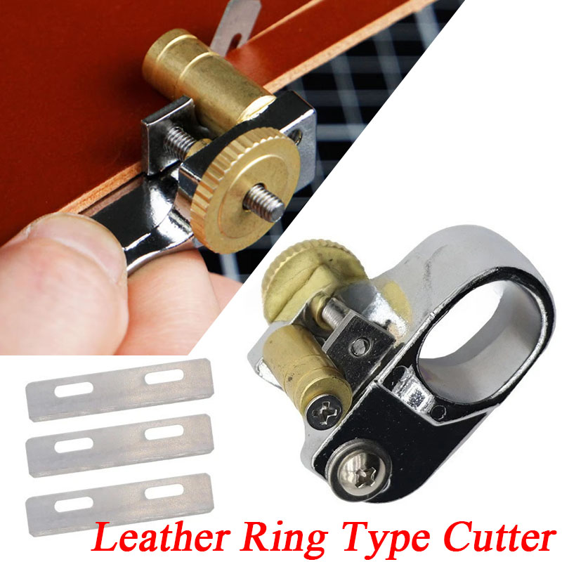 1 PC หนังประเภทแหวนเครื่องตัด  - Leatherwork Accessories บทวิจารณ์และราคา