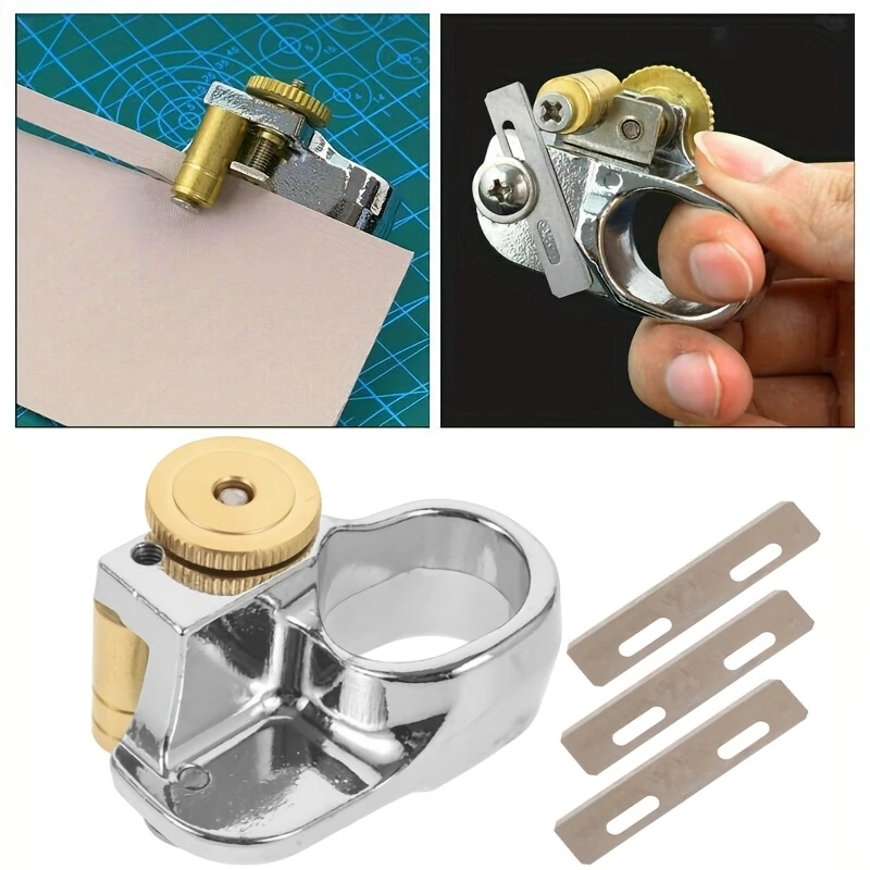 1 PC หนังประเภทแหวนเครื่องตัด  - Leatherwork Accessories บทวิจารณ์และราคา