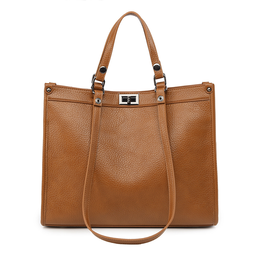 กระเป๋าถือผู้หญิงขนาดใหญ่ หนัง - Leather Work Handbag บทวิจารณ์และราคา