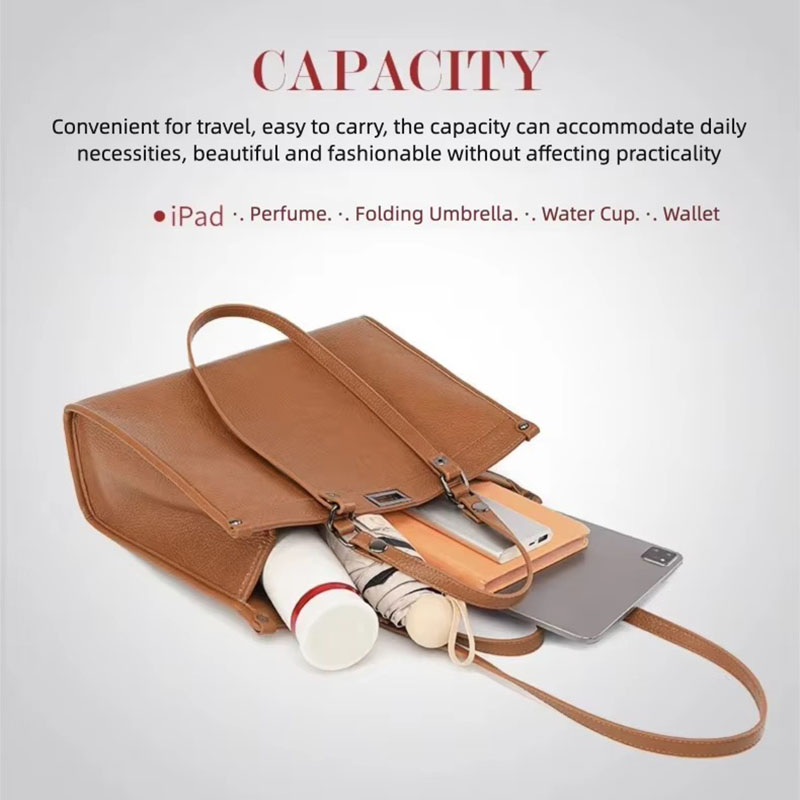 กระเป๋าถือผู้หญิงขนาดใหญ่ หนัง - Leather Work Handbag บทวิจารณ์และราคา