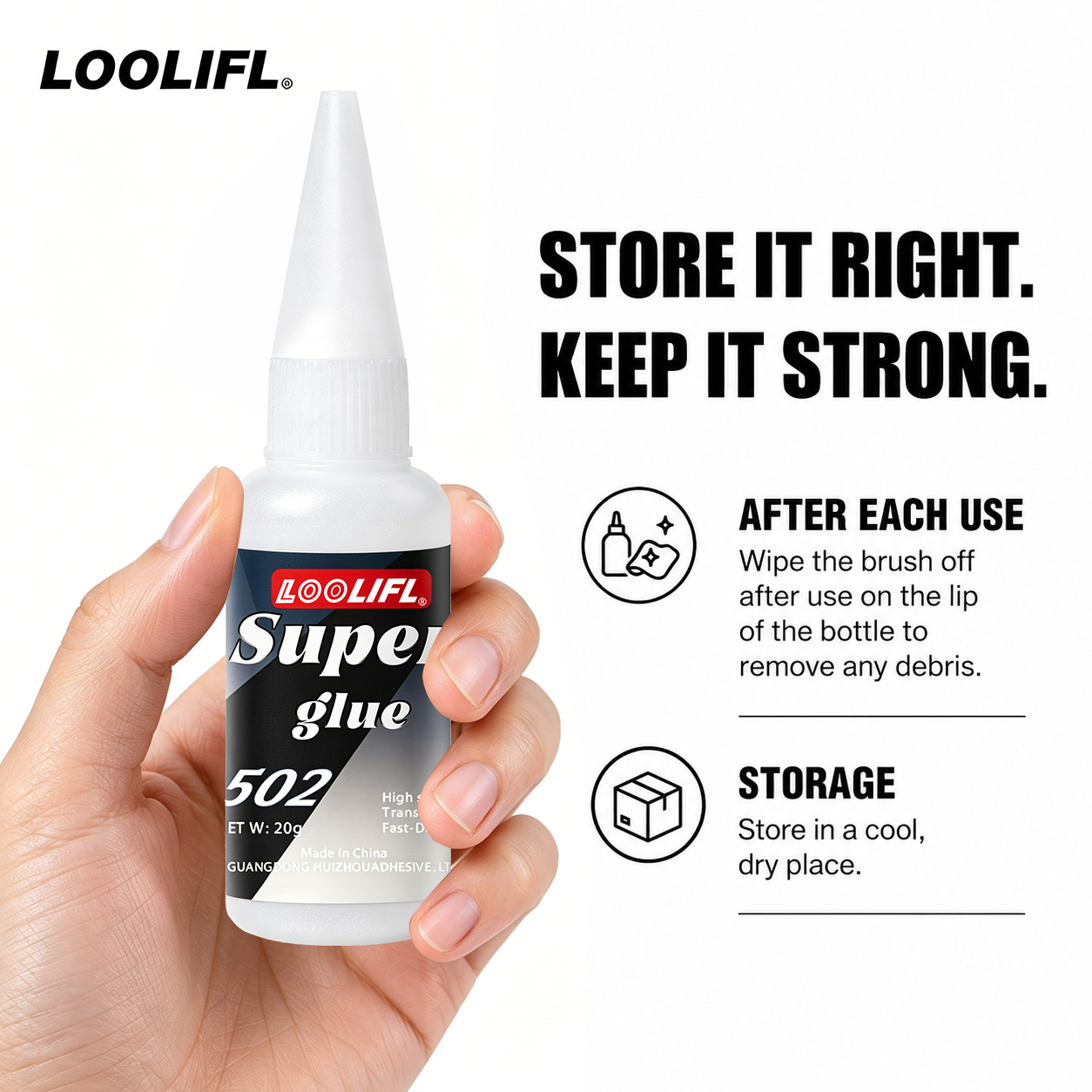 Loolifl-502-20Ml กาวไซยาโนอะคร - Leather Work บทวิจารณ์และราคา