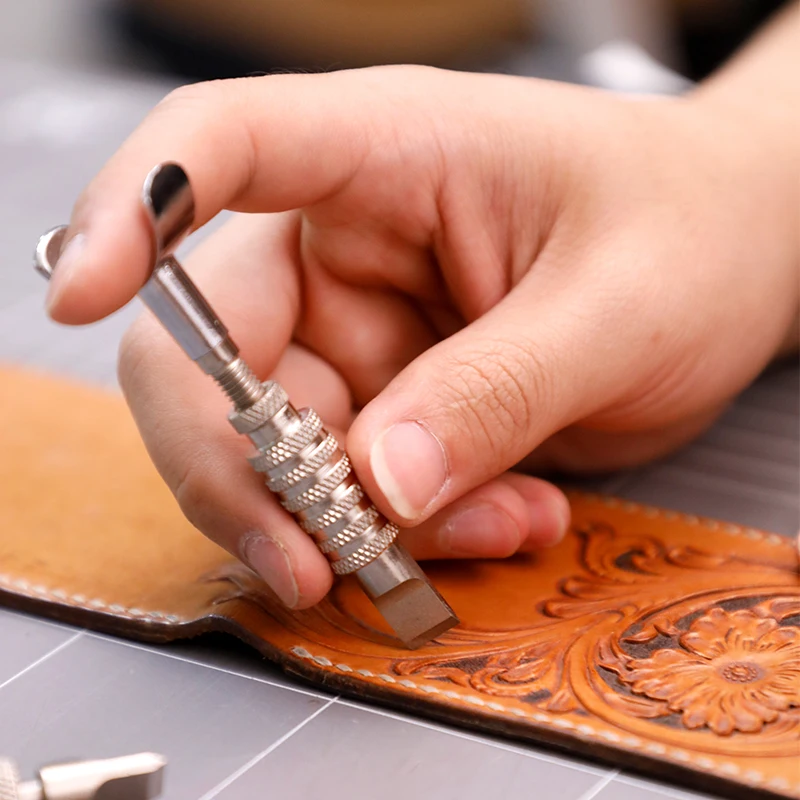 1PC สแตนเลสสตีลหนังแกะสลักเครื - Swivel Knife Tool บทวิจารณ์และราคา