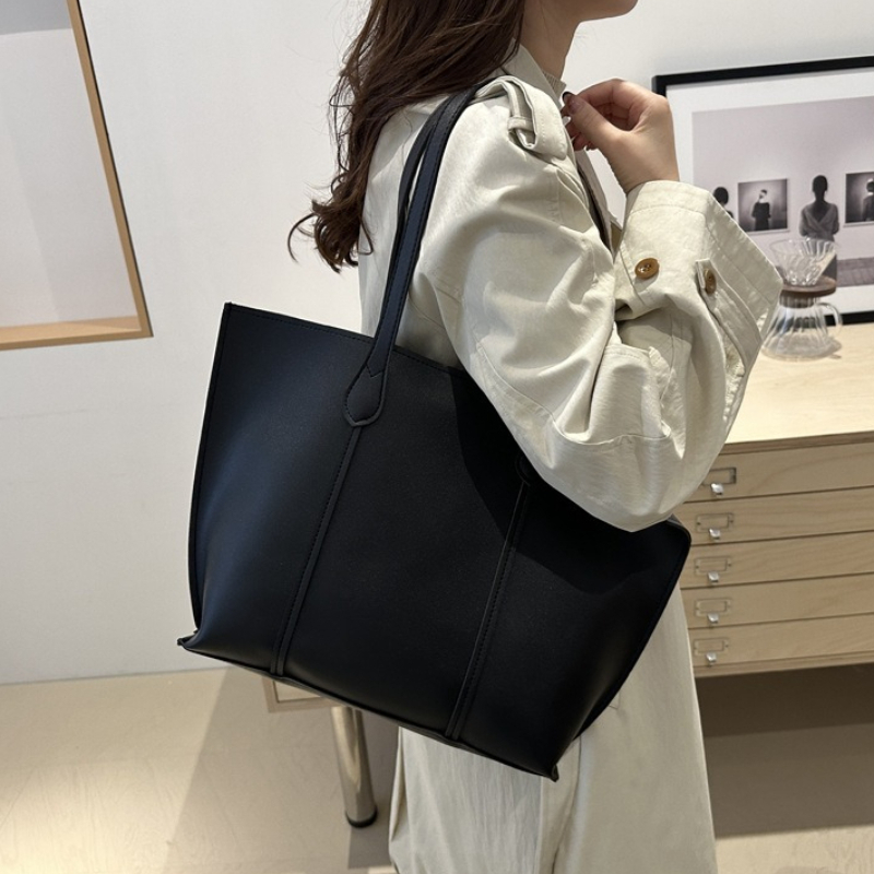 กระเป๋าสะพายไหล่หนังเทียมสไตล์ - Leather Work Laptop Bag บทวิจารณ์และราคา