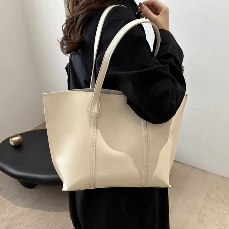 กระเป๋าสะพายไหล่หนังเทียมสไตล์ - Leather Work Laptop Bag บทวิจารณ์และราคา