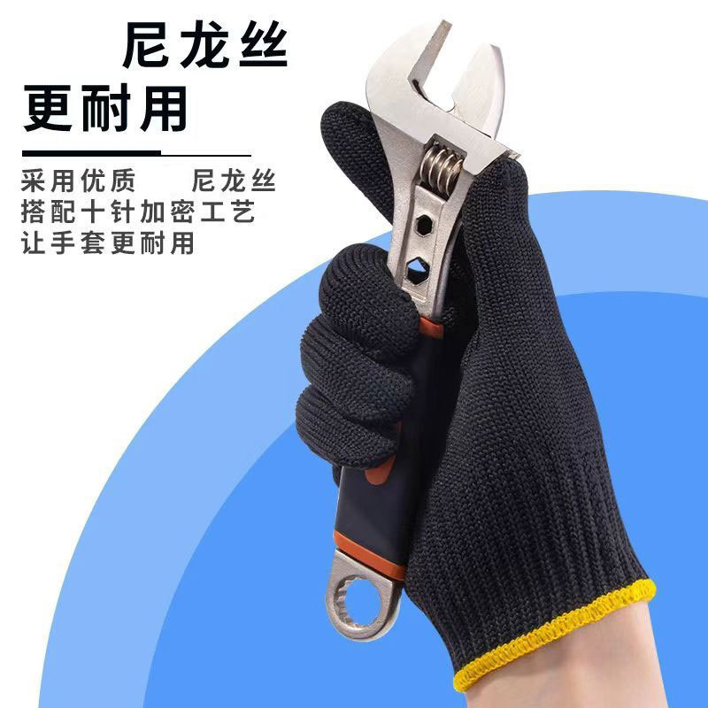 ถุงมือป้องกันแรงงานแบบหนา กันน - Leatherwork Jobs บทวิจารณ์และราคา