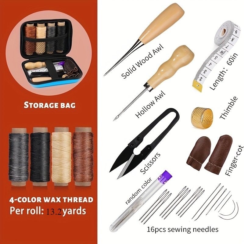 [ชุดทํางานหนัง] ชุดเย็บผ้าหนัง - Leatherwork Repairs บทวิจารณ์และราคา