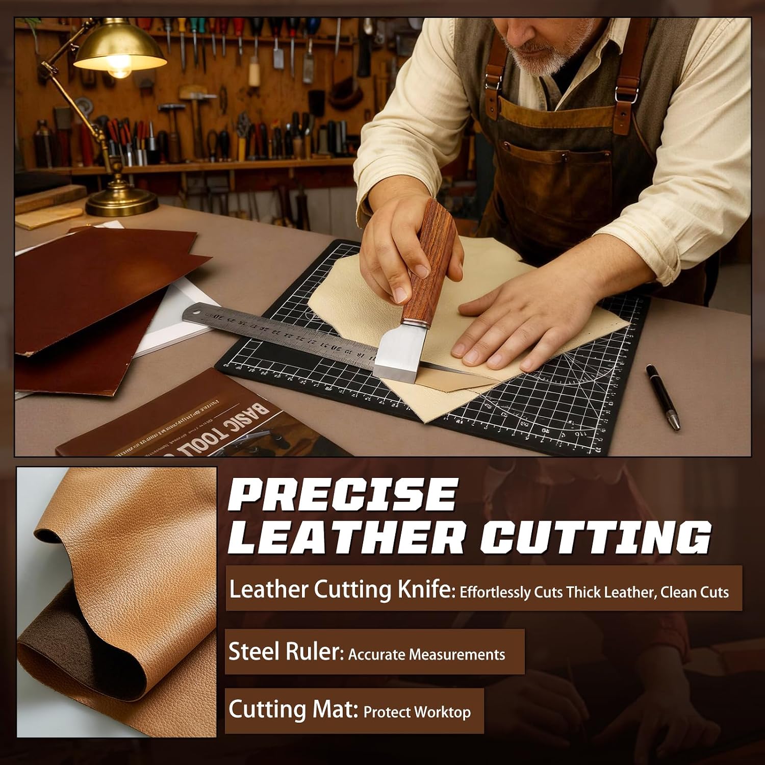 ชุดอุปกรณ์งานหนัง, เครื่องมือท - Leather Work บทวิจารณ์และราคา