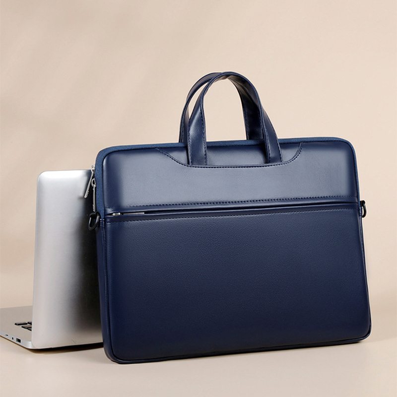 กระเป๋าเอกสารธุรกิจสำหรับผู้ชา - Leather Work Laptop Bag บทวิจารณ์และราคา