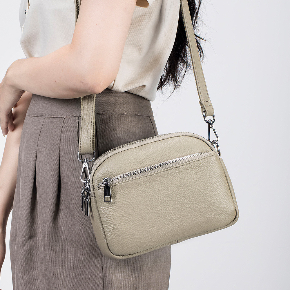 หนังแท้อเนกประสงค์กระเป๋าสะพาย - Leather Work Laptop Bag บทวิจารณ์และราคา
